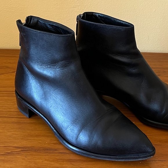 Barney's Black Ankle Boots - Picture 1 of 7